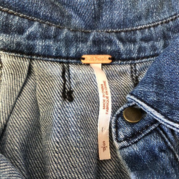 Free People Baby Blues Denim Tunic - Picture 5 of 16